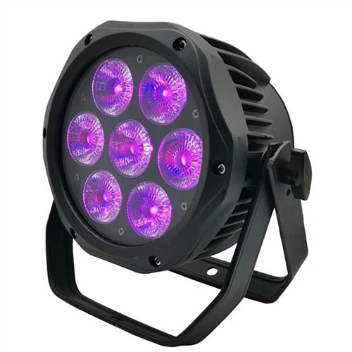 Led Stage Light 7x18w Dj Lights Impermeable Flat Par Dj Disco Iluminación