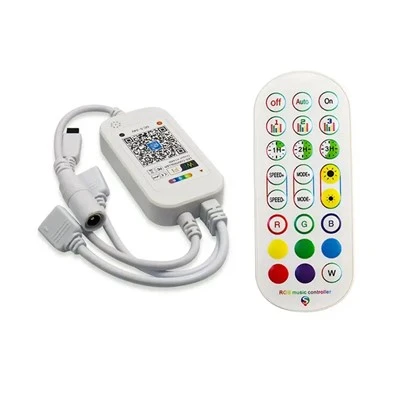 Controlador Rgb de música mágica IR de 24 teclas